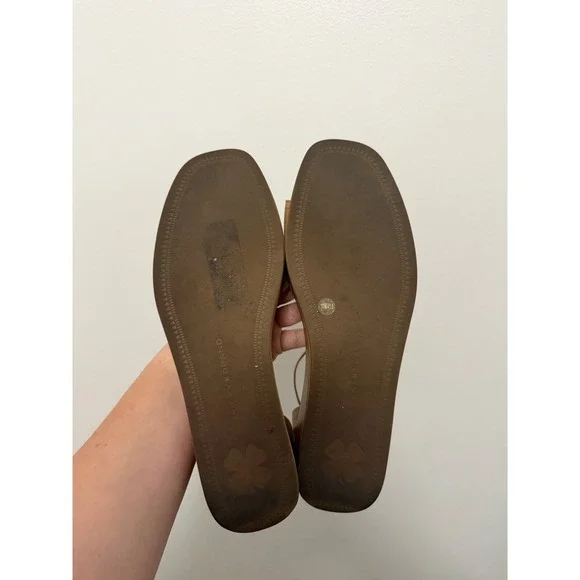 Lucky Brand Bandia Leather Platform Wedge Sandals – Women's Size 10 - Picture 7 of 9